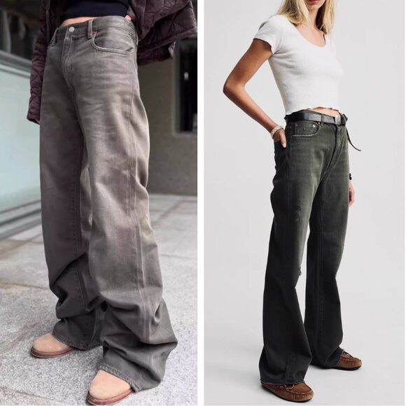 NWT Denimist Dena Jean - Vintage Dark Olive  25/27/28 - Picture 1 of 13